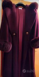 Cappotto in lana vergine Alpaca e mohair