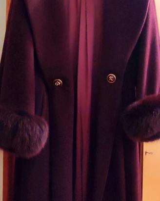 Cappotto in lana vergine Alpaca e mohair