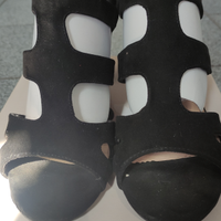 Scarpe con tacco, nere, n. 39