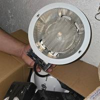 Faro/luce incasso a soffitto bianco