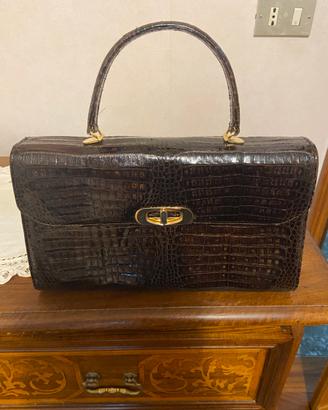 Borsa vera pelle coccodrillo