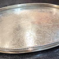 Vassoio Ovale Sheffield Vintage