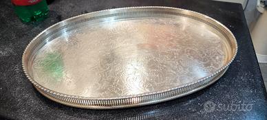 Vassoio Ovale Sheffield Vintage