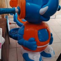 TRICICLO ELEFANTINO AZZURRO CON LUCI E SUONI