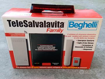TELESALVALAVITA BEGHELLI NUOVO con RILEVATORE GAS