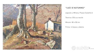 QUADRO - ZAGO LUIGI - LUCI D'AUTUNNO
