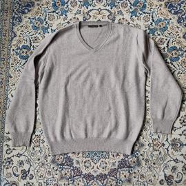 Maglione Best Company tg L cashmere uomo beige