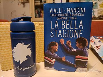 Libro e borraccia sampdoria
