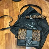 Borsa con portafogli e cintura Motivi