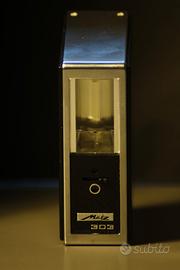 Flash vintage Metz 303b Mecablitz con custodia