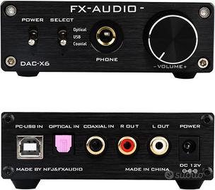 FX-Audio DAC-X6 Mini HiFi 2.0 Decoder Audio