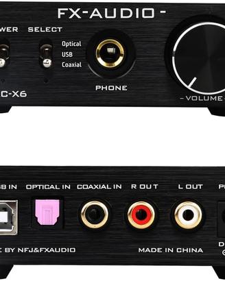 FX-Audio DAC-X6 Mini HiFi 2.0 Decoder Audio