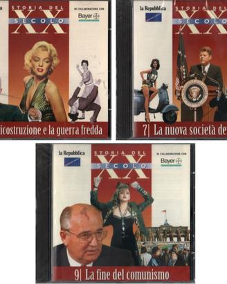 CD-ROM Storia del XX secolo - Sigillati CD 6,7,9.