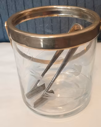Secchiello Ghiaccio Vintage con pinza anni '70