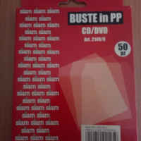 Bustine buste per CD e DVD trasparenti in PP