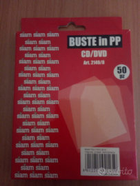 Bustine buste per CD e DVD trasparenti in PP