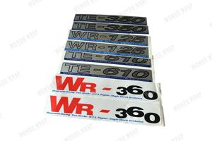 Adesivi forcellone compatibili Husqvarna TE WR