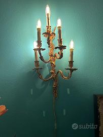 Aplique in Bronzo color Oro ,Francese/XlX sec.