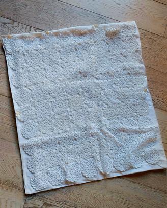 Copertina neonato vintage fatta a mano uncinetto 