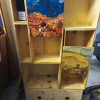 cantinetta con scomparti 