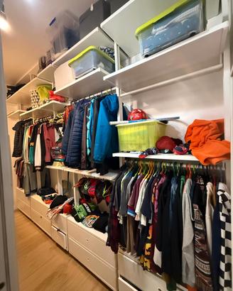 Struttura ikea ELVARLI cabina armadio