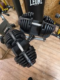 Manubri regolabili TOORX da 5 a 40 kg + base