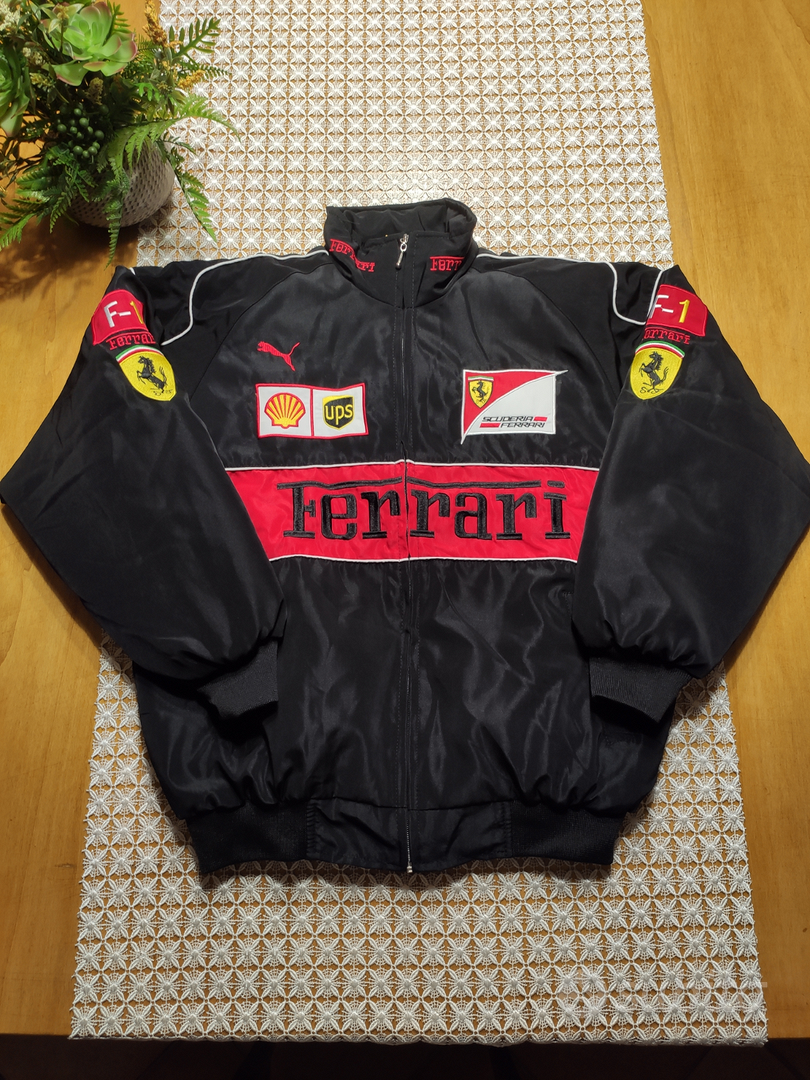 Ferrari giacca vintage racing nera taglia M - Abbigliamento e Accessori In  vendita a Roma