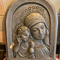 Targa Madonna con bambino