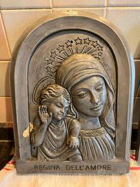 Targa Madonna con bambino