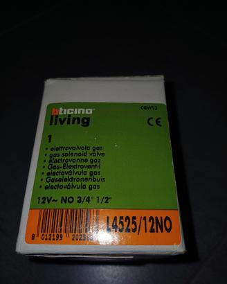 elettrovalvola gas bticino L4525/12NO