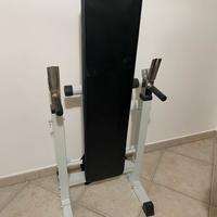 Panca palestra in casa richiudibile
