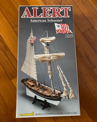 Kit di modellismo navale americano Alert Schooner