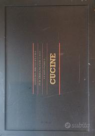 Valigetta vintage con sistema grafico per cucine