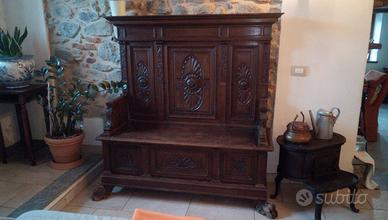 splendida cassapanca con ribaltina 