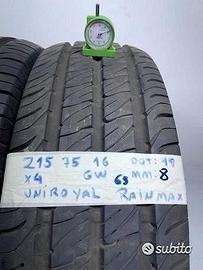 Gomme Usate UNIROYAL 215 75 16