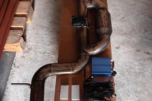 curva serbatoio silenziato  per golf gti 7.5 