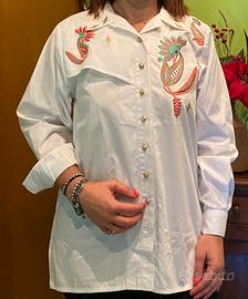 Camicia ricamata Maria Grazia Severi