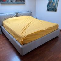 Letto contenitore in pelle Samoa