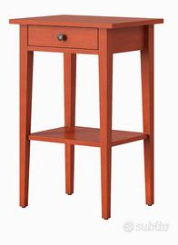 2 Comodini ikea hemnes rosso