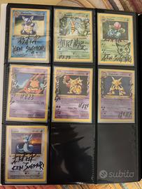 Carte Pokémon autografate