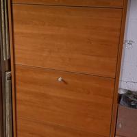 Scarpiera salvaspazio in legno