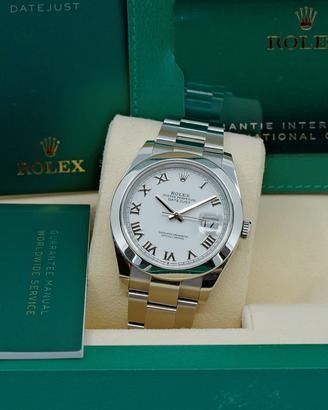 ROLEX DATEJUST 126300 2023 PARI NUOVO FULL SET