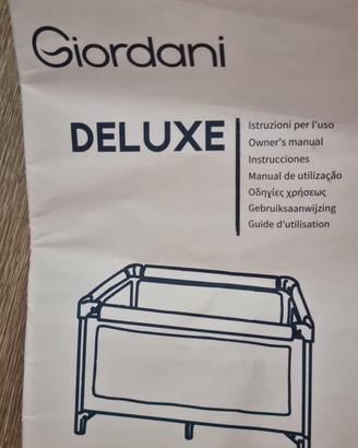 lettino campeggi Gordani Delux Bimbi fino a 3 anni