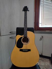 chitarra acustica mancina