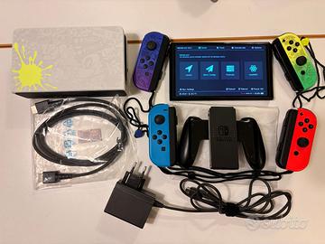 Nintendo Switch OLED Splatoon 3  512GB + ACCESSORI