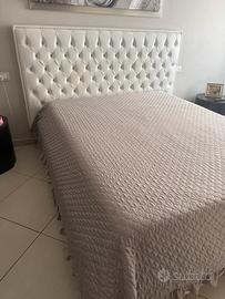 Letto musa in vera pelle