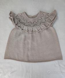 Scamiciato maglia bambina ferri 