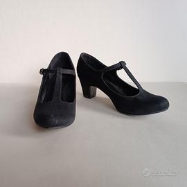 Scarpe modello Mary Jane taglia 38 in tessuto 