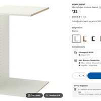 Divisorio per armadio Ikea