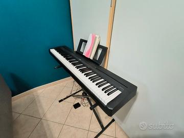 Pianoforte digitale Yamaha p-45 +pedale+cavalletto